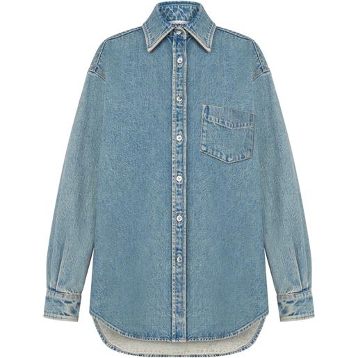Moschino camicia denim - blu
