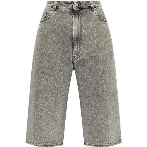 Fabiana Filippi shorts a vita alta - grigio