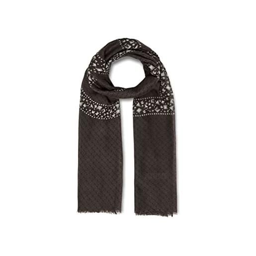 Liu Jo Jeans sciarpa liu jo stola ecosostenibile stampa studs 70x180 3f2073 t0300 nero