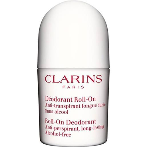 Clarins déodorant roll-on - anti-transpirant longue durée sans alcool 50 ml
