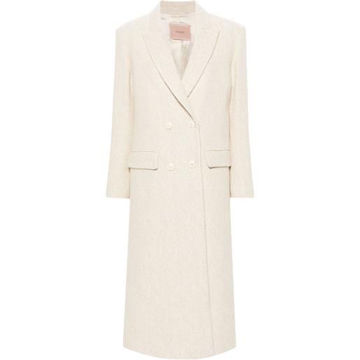 TWINSET cappotto doppiopetto - toni neutri