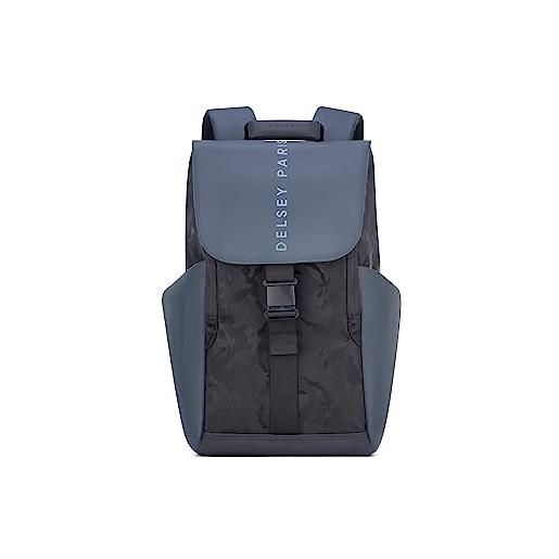 DELSEY paris - securflap - zaino morbido - 45 x 31 x 14 cm - 21 litri - s army
