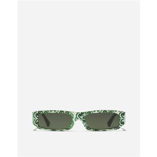 Dolce & Gabbana occhiali da sole maiolica verde