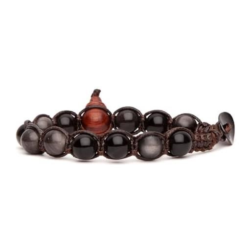 Bracciale Magnetico In Rame Rosso Uomo E Donna - Ispirato Ai Vichinghi, Con 6 Magneti, Regolabile - Ax Viking, Bronzo
