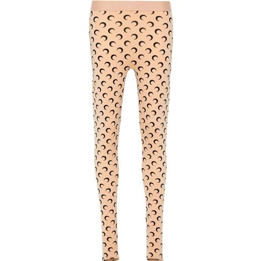 Marine Serre leggings moon - toni neutri