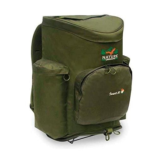 Marsupio forest rf, zaino tecnico per raccolta funghi unisex - adulto, verde, 50