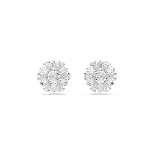 Arrebol Orecchini Fiocco di Neve Donna Argento Sterling 925 con 3A Zirconia Regalo di Natale del Ringraziamento per Donne