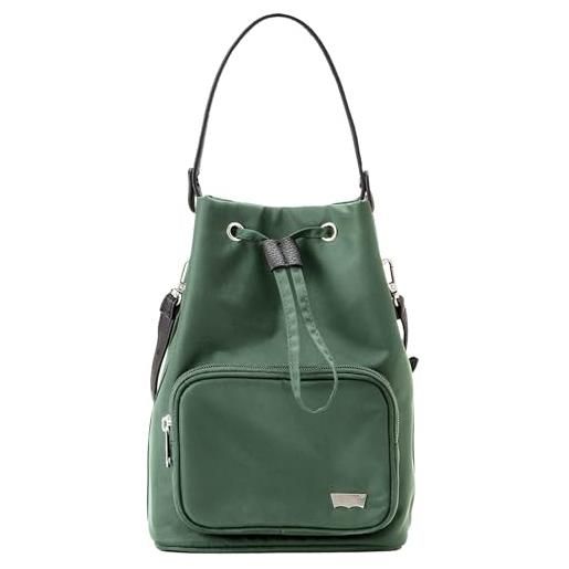 Levi's borsa da donna, women's bucket bag, nero regolare, taglia unica