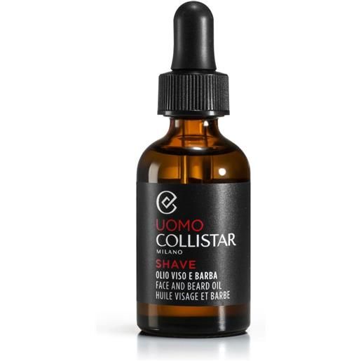 Collistar olio viso e barba 30 ml trattamento pre e/o post rasatura