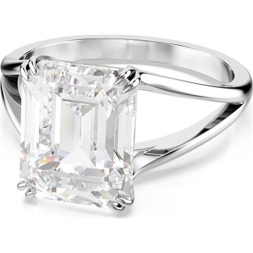 SWAROVSKI anello cocktail stilla, taglio ottagonale, bianco 58