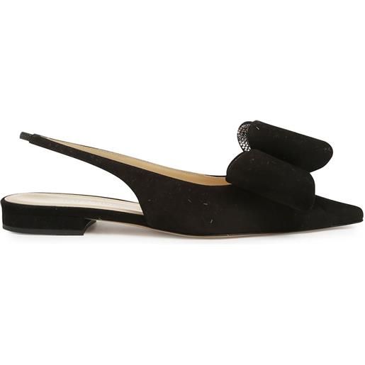 MACH & MACH ballerine con fiocco - marrone
