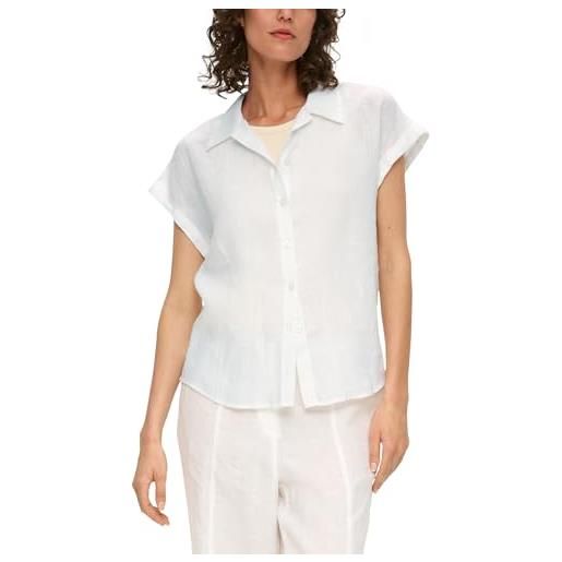 S.Oliver Camicia Da Donna Con Scollo A V, Maniche 3/4 E Colletto Arricciato – Eleganza Semplice - 6