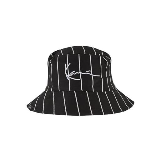 Karl Kani accessoires ka-hw021-001-02 signature pinstripe bucket hat black/white, one size