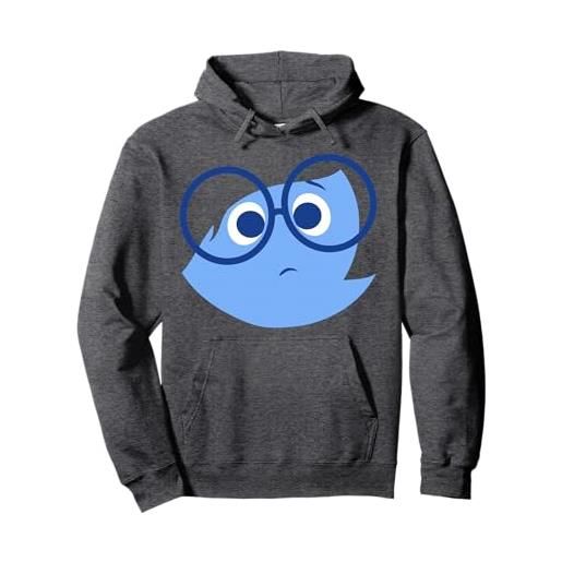 Disney pixar inside out sad face halloween felpa con cappuccio