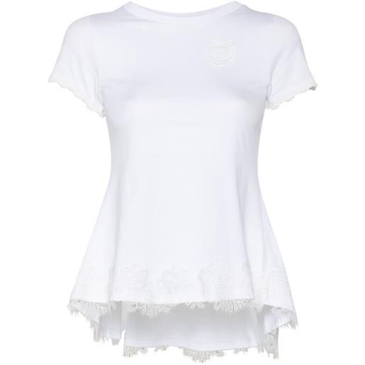 Viktor & Rolf t-shirt godet - bianco