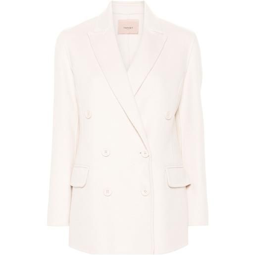 TWINSET blazer doppiopetto - rosa