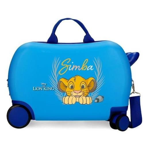 Disney il bagaglio a mano mimetico simba con combinazione laterale e 4 ruote è realizzato in abs, un materiale rigido e leggero. 