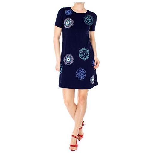 Desigual woman knit dress short sleeve