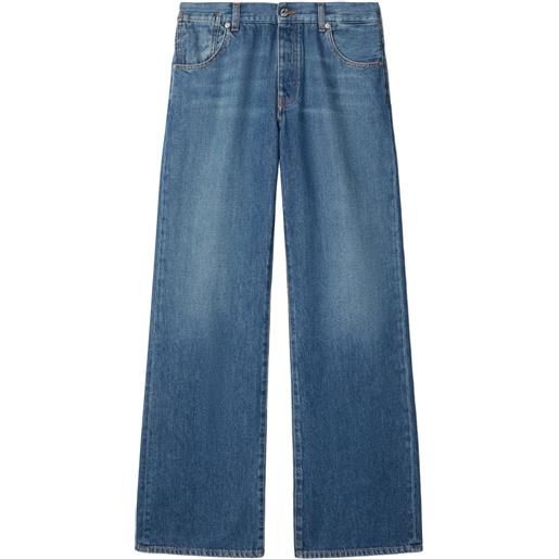 Off-White jeans a gamba ampia - blu