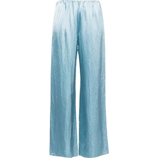 Nanushka pantaloni dritti - blu