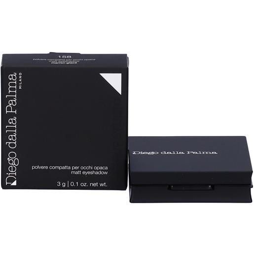 Cosmetica HUB SpA diego dalla palma makeupstudio - polvere compatta per occhi opaca colore 158 marron glacé make up