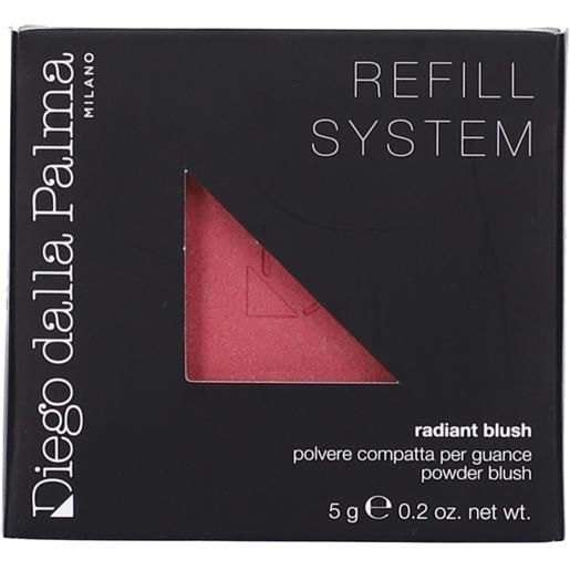 Cosmetica HUB SpA diego dalla palma radiant blush polvere compatta guance tonalità rosa intenso perlato 1 pz make up
