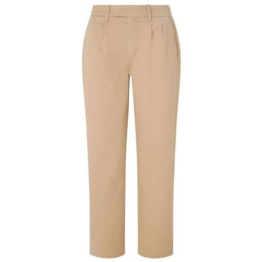 Pepe Jeans tina, pantaloni donna, beige (beige), 29w / 30l