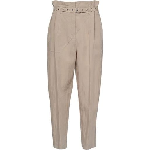3.1 Phillip Lim pantaloni affusolati con pieghe - toni neutri