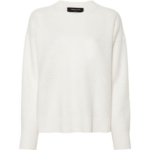 Fabiana Filippi abito traforato - toni neutri