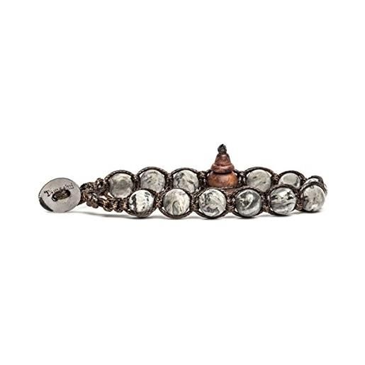 Tamashii Bracciale Mimetico Originale – Benedetto Dai Monaci Tibetani, Pietre Naturali, Unisex