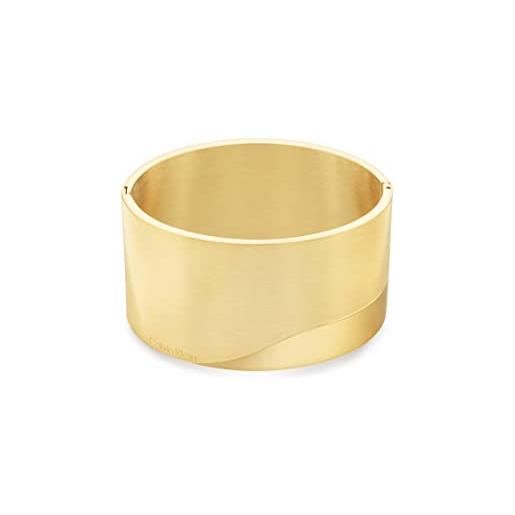 Calvin Klein braccialetto rigido da donna collezione minimal circular - 35000147