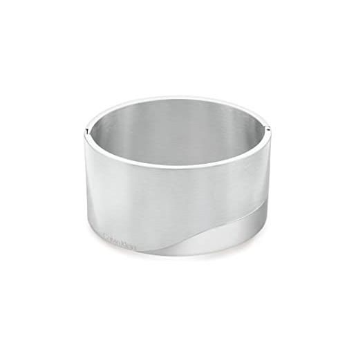 Calvin Klein braccialetto rigido da donna collezione minimal circular - 35000146