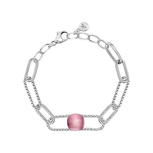 Morellato bracciale da donna, collezione 1930, in acciaio inox, occhio di gatto - satp12