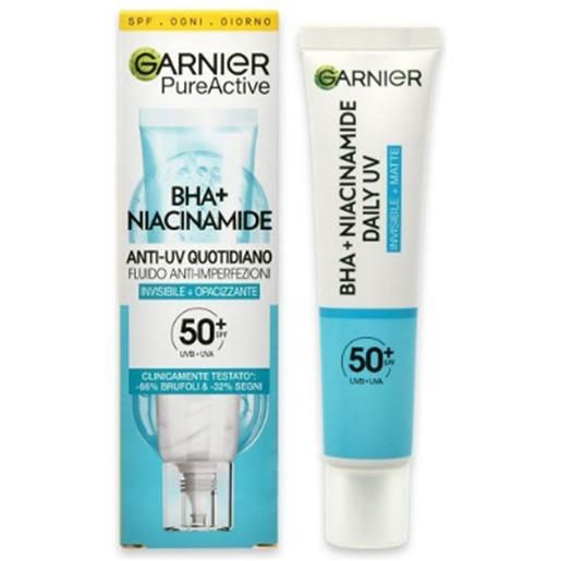 Garnier fluido anti-imperfezioni bha+ e niacinamide spf50+ 40 ml