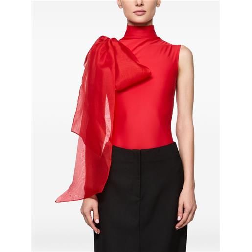 Atu Body Couture body con dettaglio drappeggiato - rosso