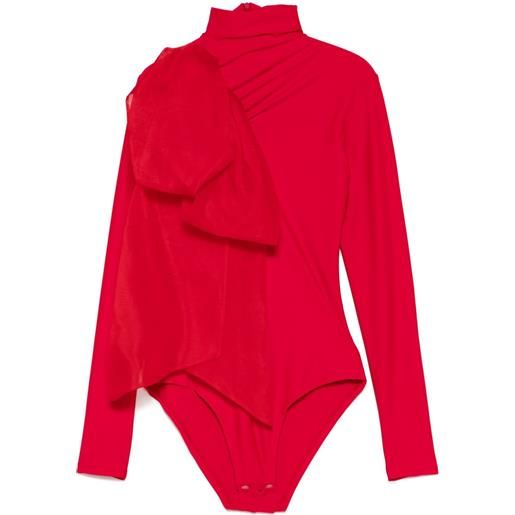Atu Body Couture body con maniche lunghe - rosso