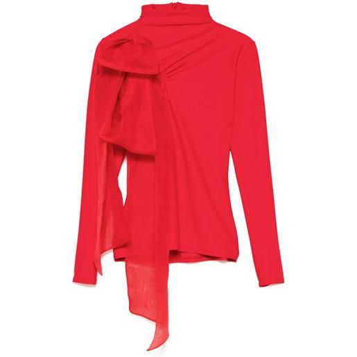 Atu Body Couture blusa con fiocco - rosso
