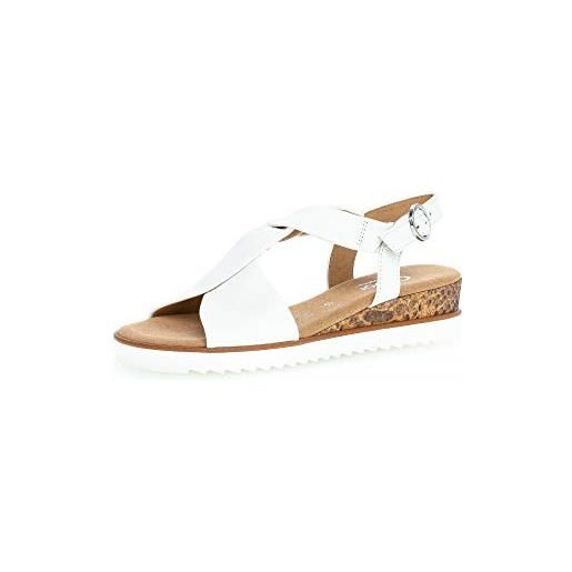 Gabor donna scarpe col tacco | signora scarpe col tacco classiche | scarpe da corte | scarpe da sera | tacchi alti | bianco (weiss) | 40 eu - 6.5 uk