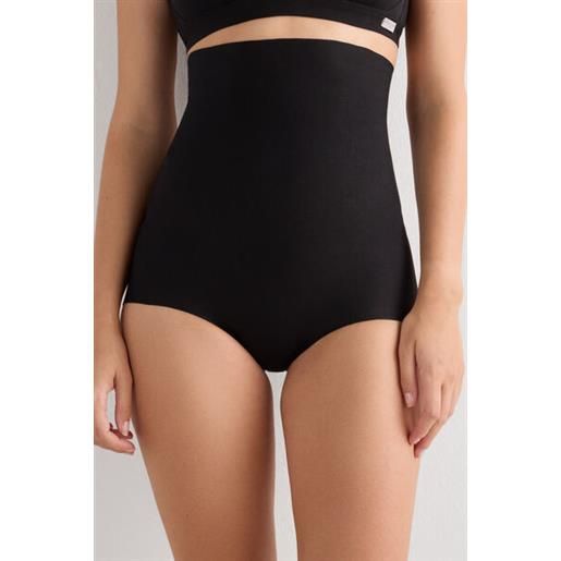 Intimissimi culotte vita alta cotton light shaping nero