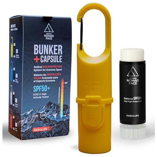 EXTREME NOMAD FACE nomad face - stick solare per sport estremi spf50+ formula senza acqua [yellow sunrise]