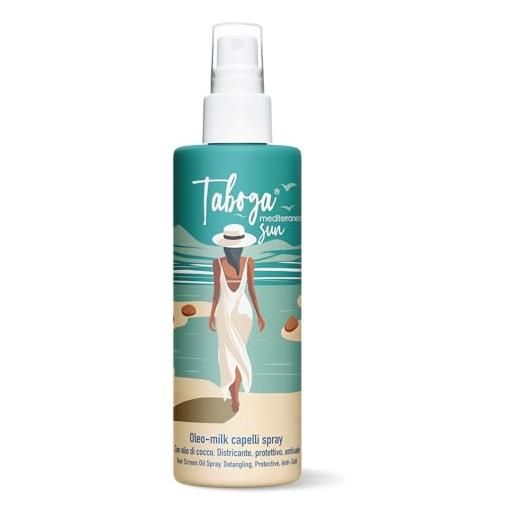 Taboga mediterranean sun, oleo-milk capelli spray, 100ml, made in italy