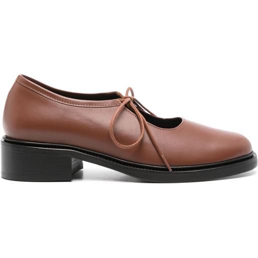 Nicole Saldaña mocassini fabiana - marrone
