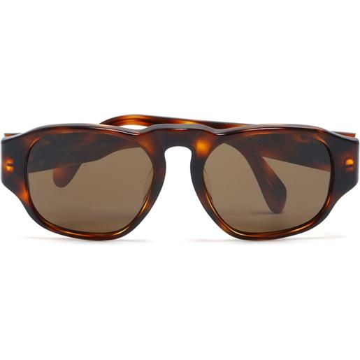 CHANEL Pre-Owned - occhiali da sole cc tartarugati anni 2000 - donna - plastica - taglia unica - marrone