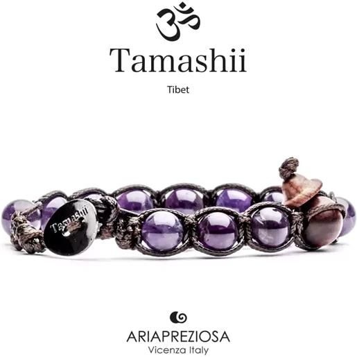 Bracciale Tamashii Quarzo Rosa - Ruota Della Preghiera Con Mantra - Unisex Tibetano Fatto A Mano - BHS1100-33