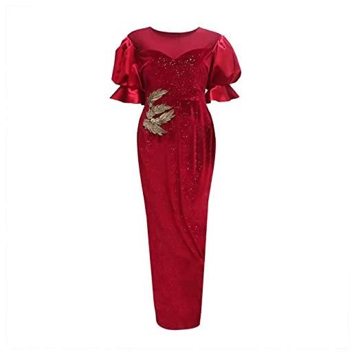 Cocila black of friday 2023 vestito estivo con spacco laterale vestito cerimonia asimmetrico abbigliamento giallo donna prime deals of the day today only lightning deals of today prime clearance