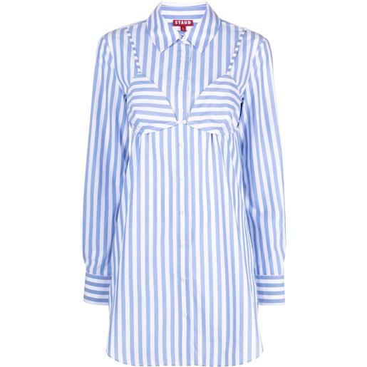 STAUD chemisier alita a righe - blu