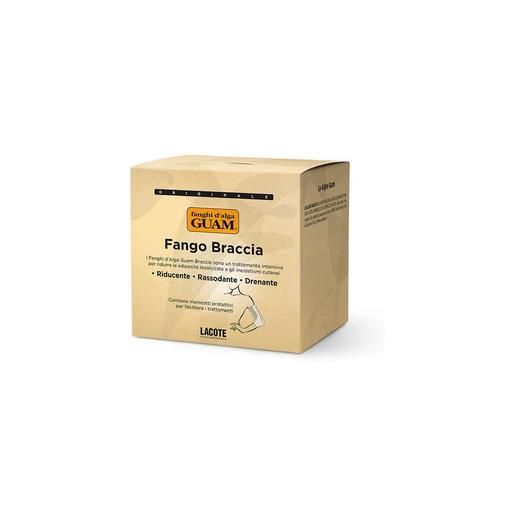 Guam - fanghi alga braccia trattamento confezione fango 250 ml +10 manicotti protettivi