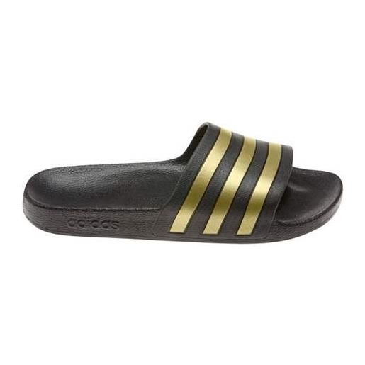 ADIDAS adilette aqua nero/oro