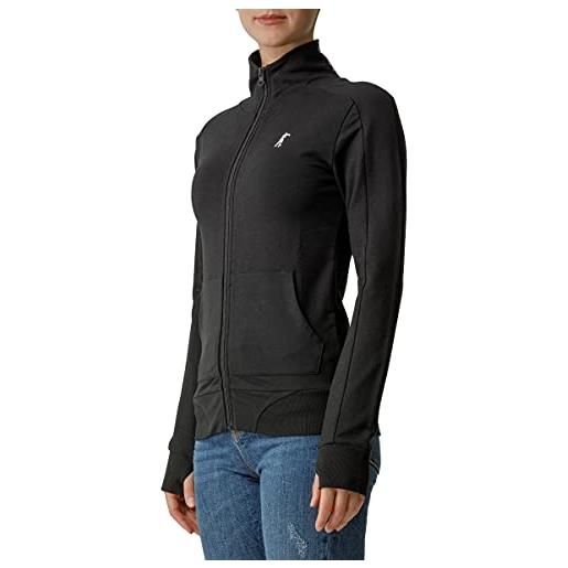 BOXEUR DES RUES - high neck full zip sweatshirt, donna, nero, m