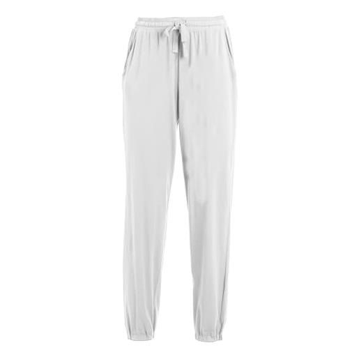 DEHA - jogger jersey jogger pants in cotone, bianco (m)